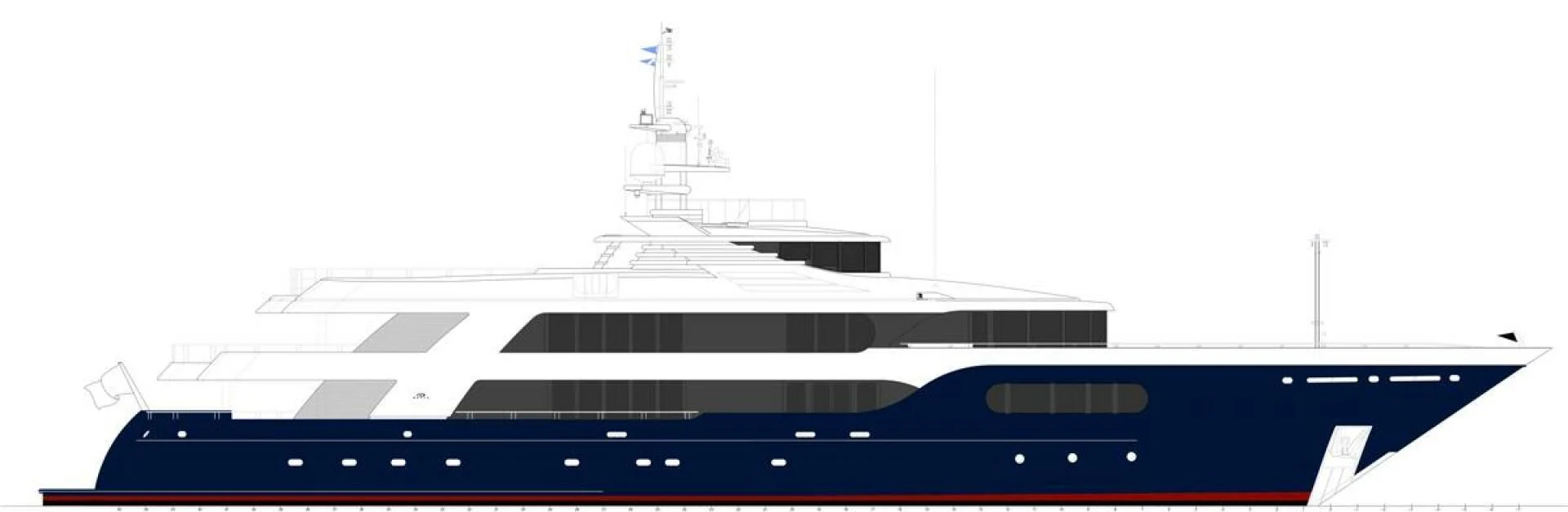 a black and white photo of a ship aboard STARSHIP Yacht for Charter