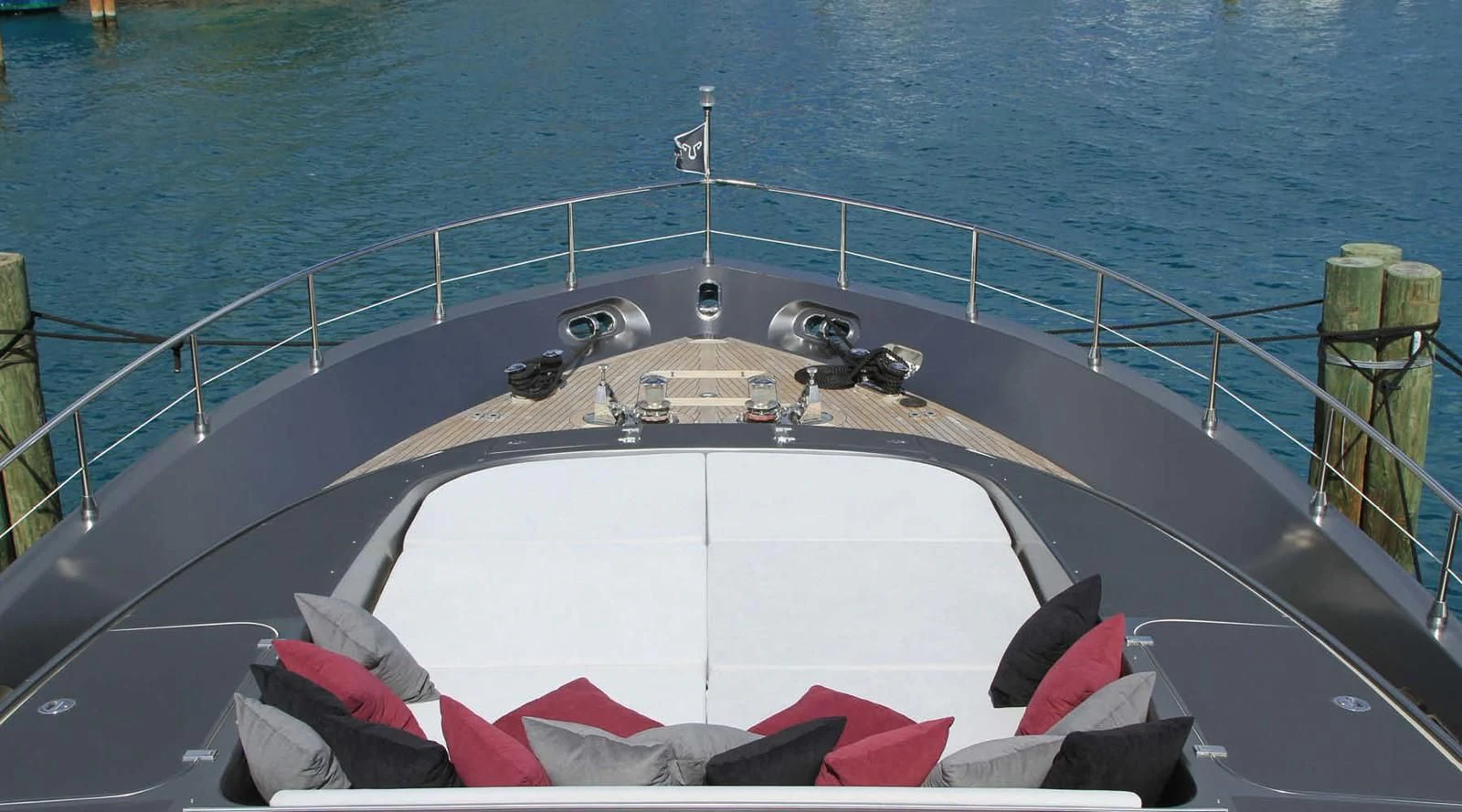 a boat on the water aboard MYSVEN Yacht for Sale