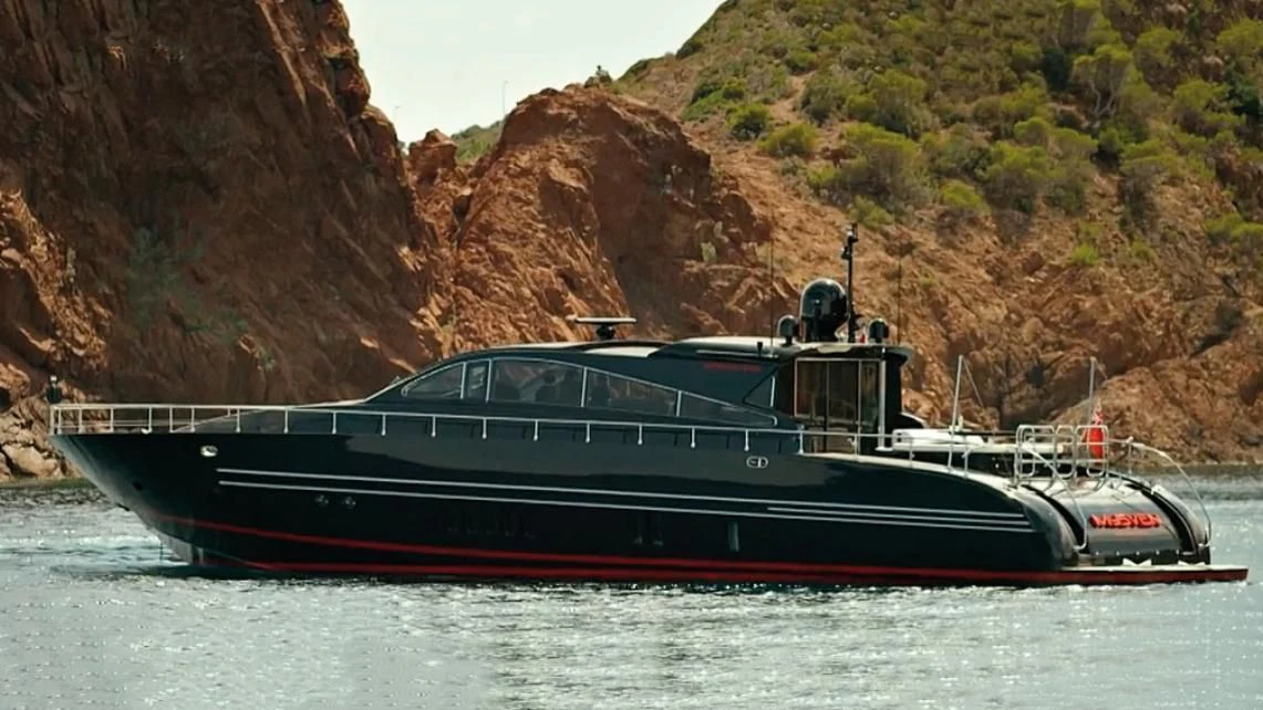 a boat on the water aboard MYSVEN Yacht for Sale
