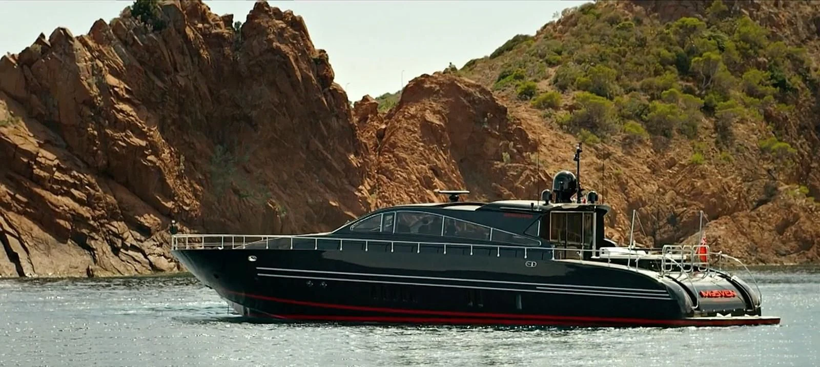 a boat on the water aboard MYSVEN Yacht for Sale