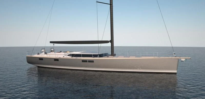 a white yacht in the water aboard POLINA STAR IV Yacht for Sale