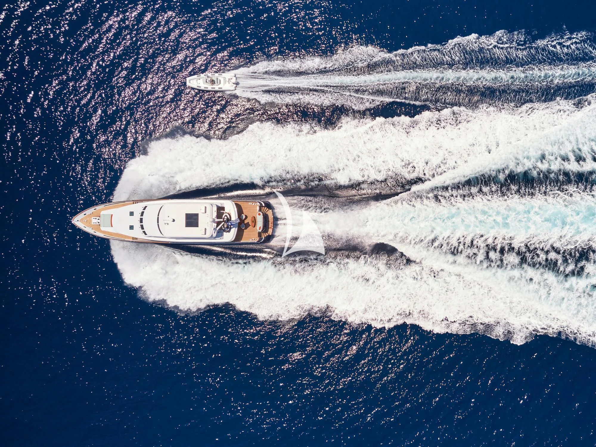 a ship in the water aboard MIA ZOI Yacht for Charter