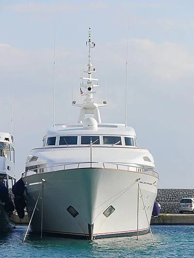 a white boat in the water aboard MARILENA Yacht for Sale