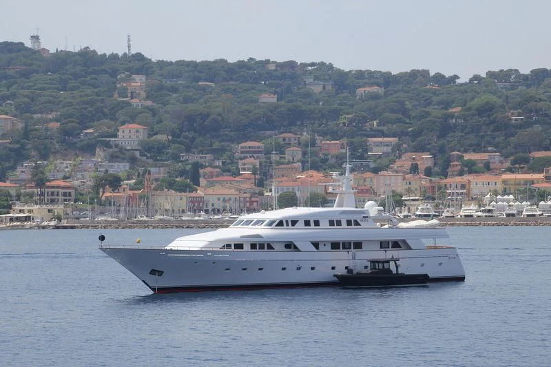 a white yacht in the water aboard MARILENA Yacht for Sale