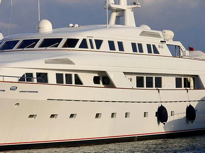 a large white yacht aboard MARILENA Yacht for Sale