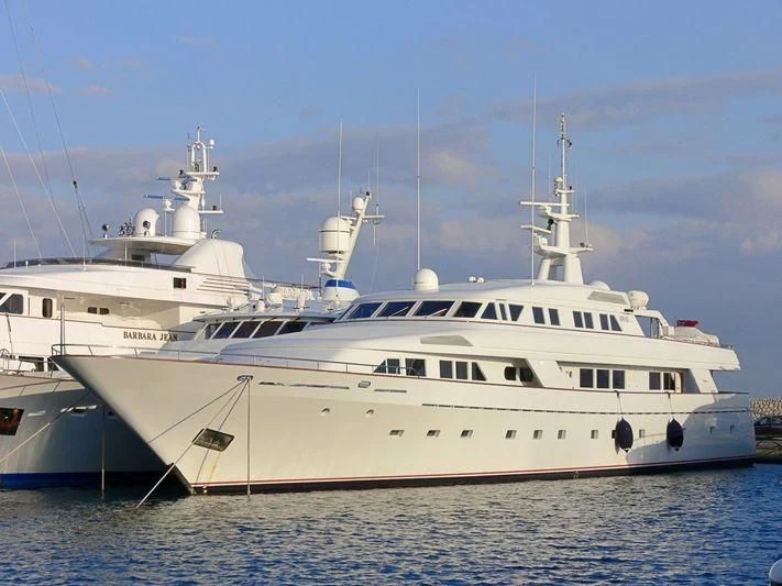a large white boat aboard MARILENA Yacht for Sale