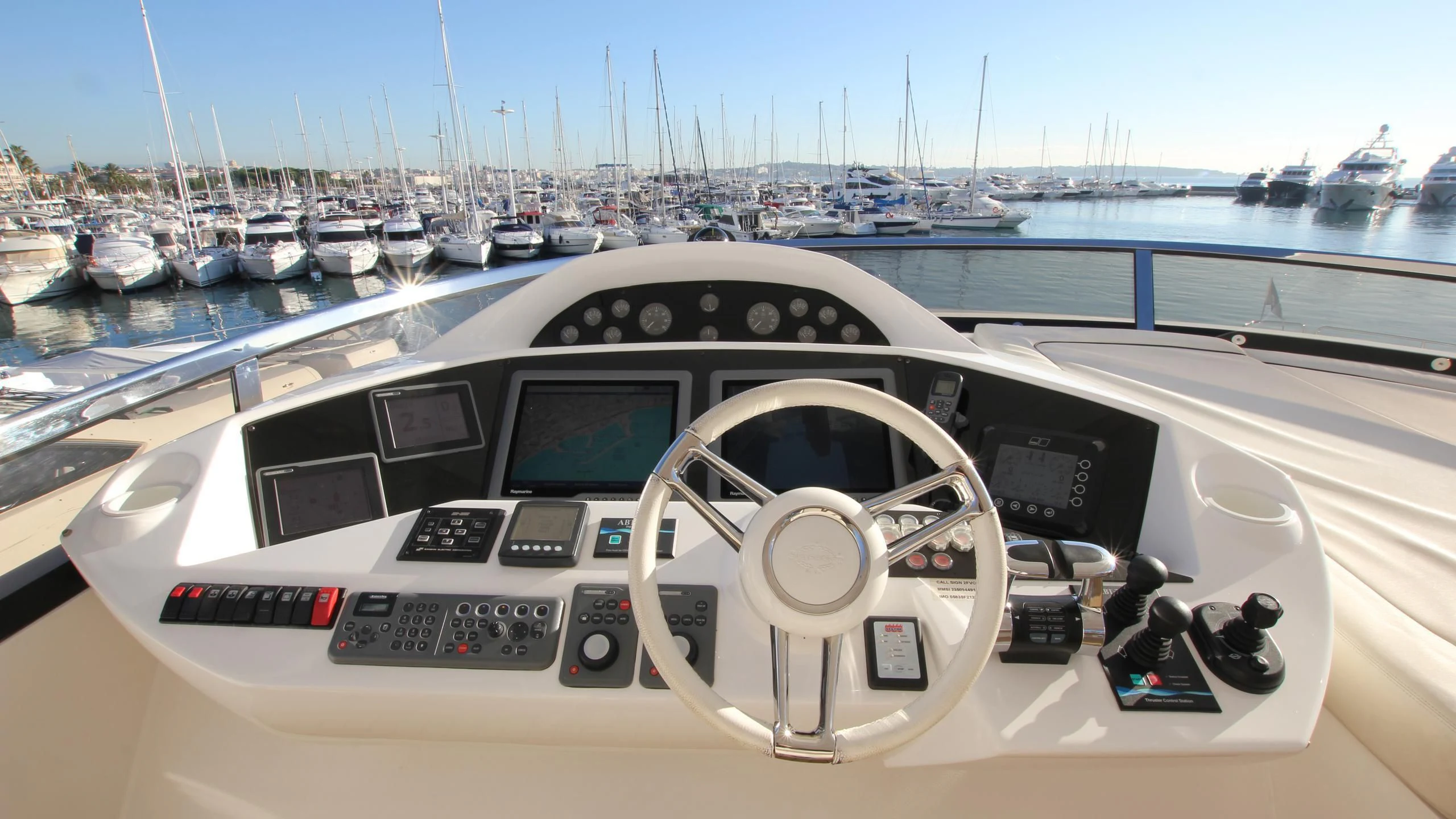 a cockpit of a plane aboard STELLA ANN Yacht for Sale