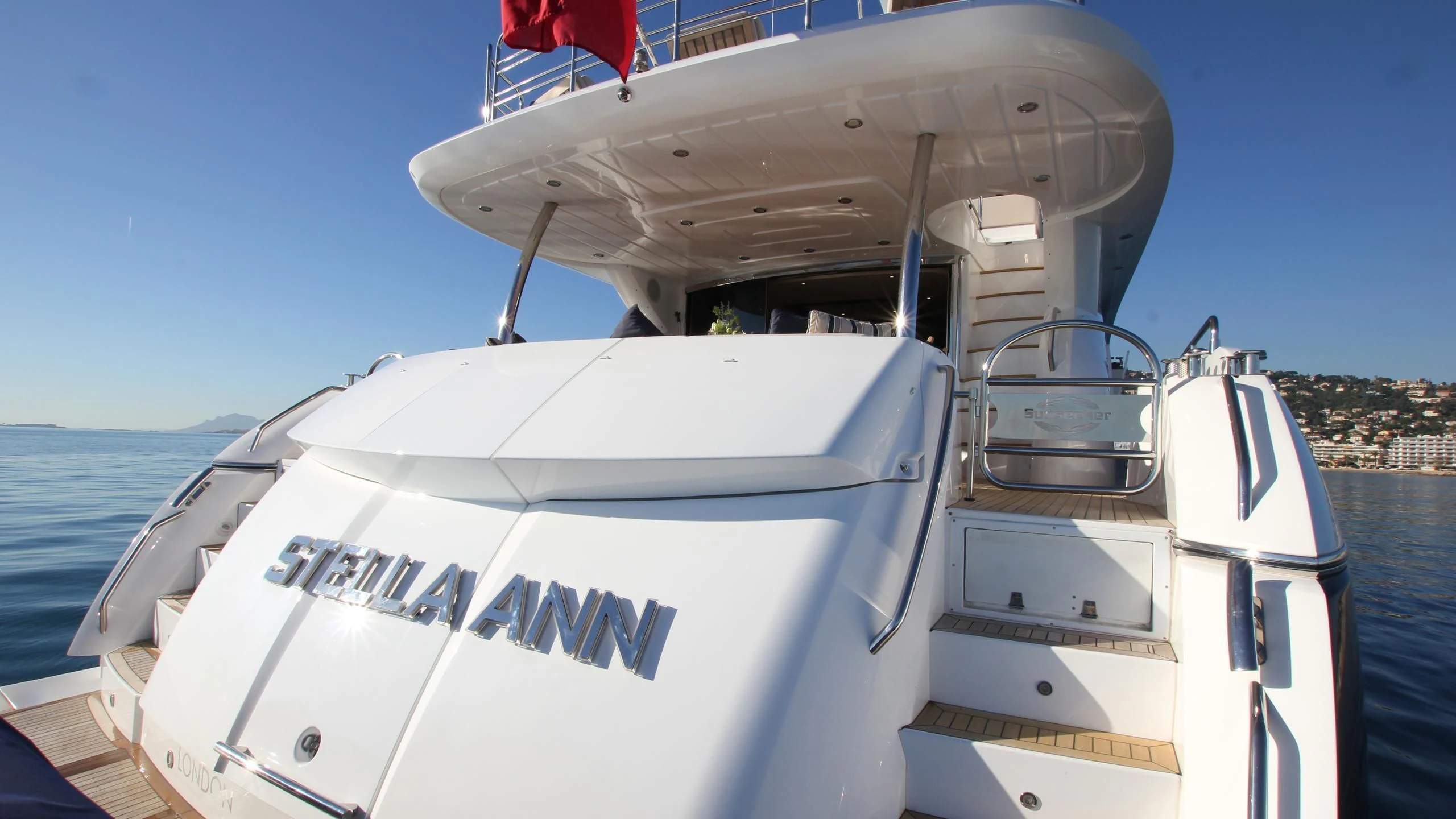 a boat on the water aboard STELLA ANN Yacht for Sale