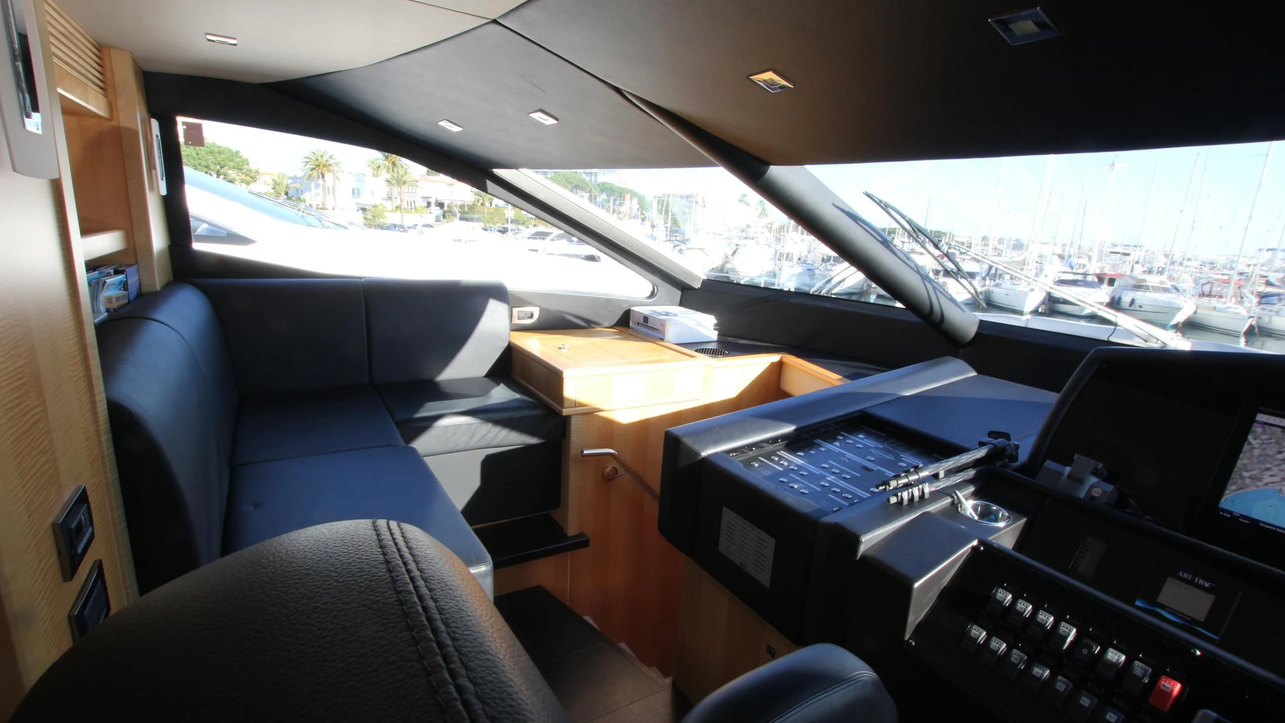 inside of a car aboard STELLA ANN Yacht for Sale