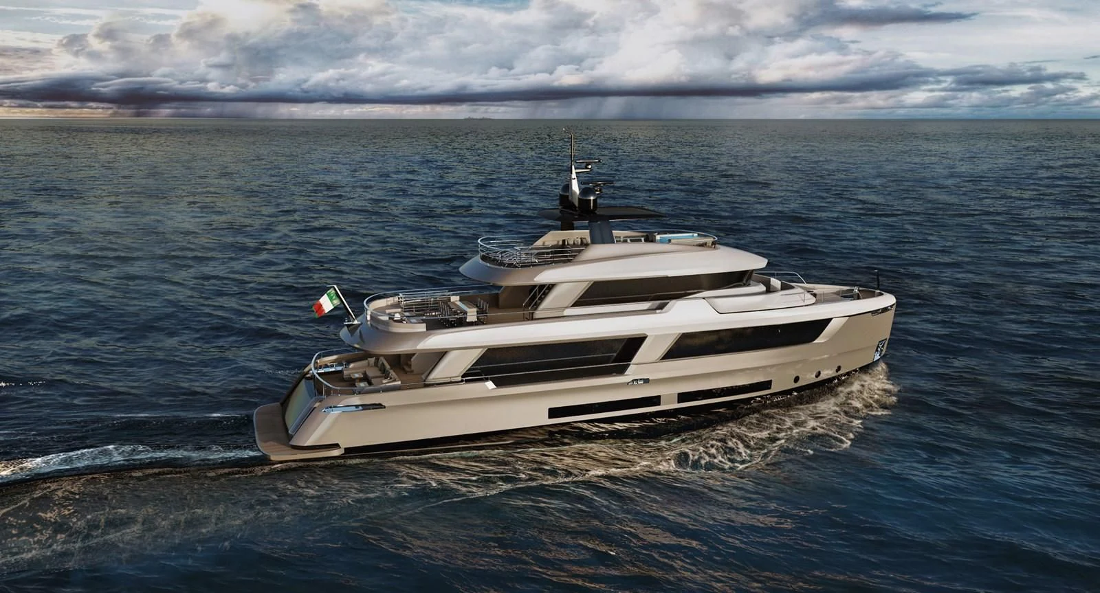 a boat on the water aboard CLASSIC 30 Yacht for Sale