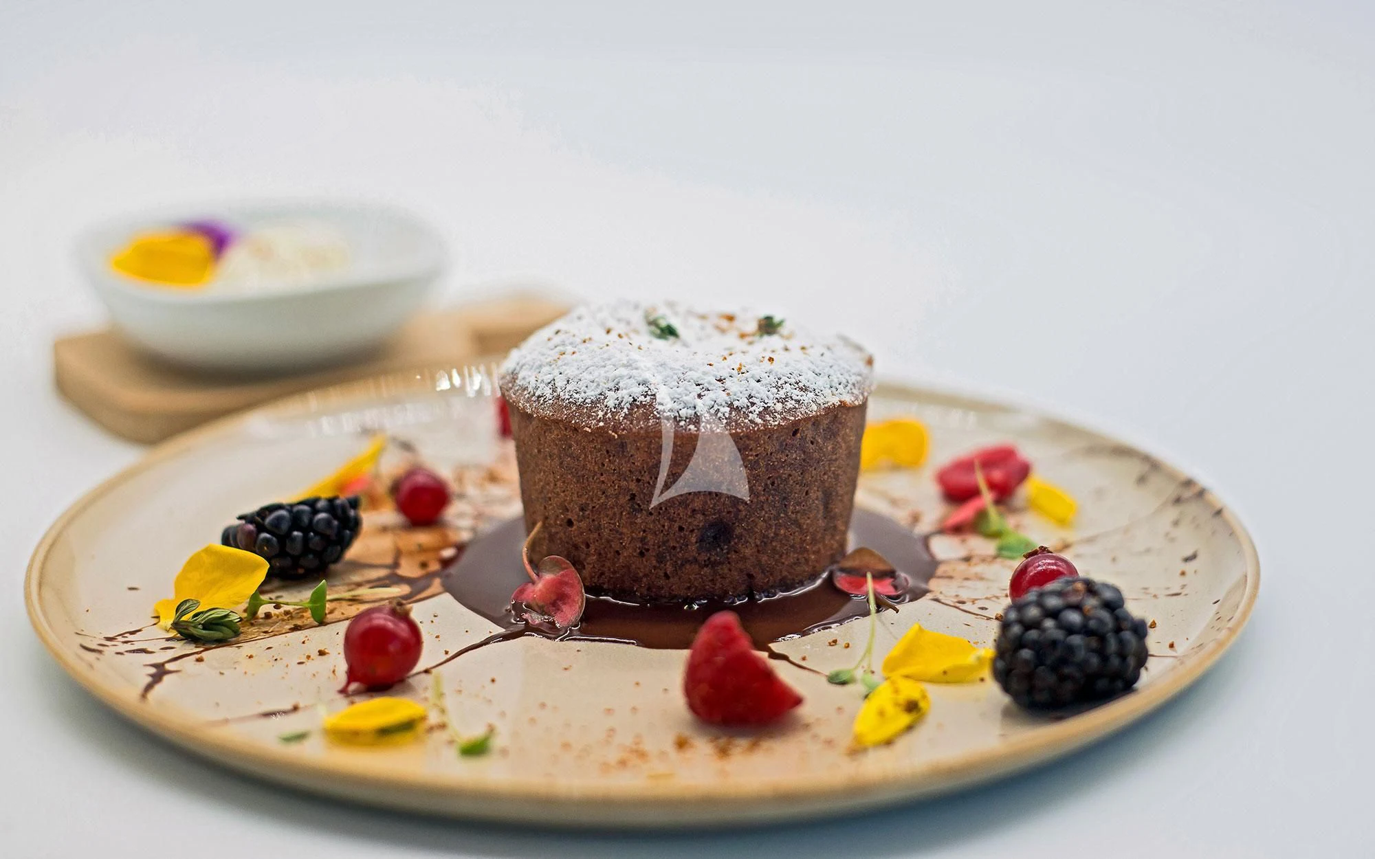 a cake with a slice missing aboard SCENIC ECLIPSE Yacht for Sale
