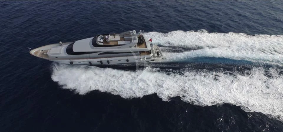 a space ship in the ocean aboard CAMILLA A Yacht for Sale