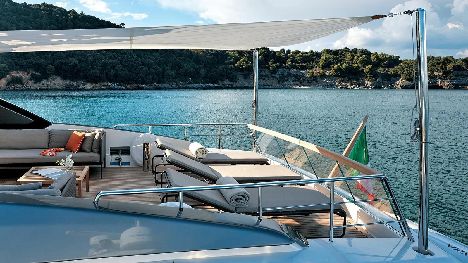 a boat on the water aboard ROYAL Yacht for Sale