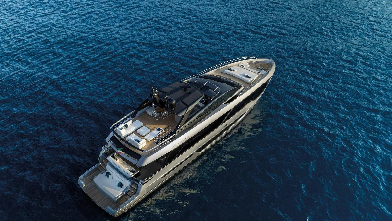 a boat in the water aboard THREE GRACES Yacht for Sale
