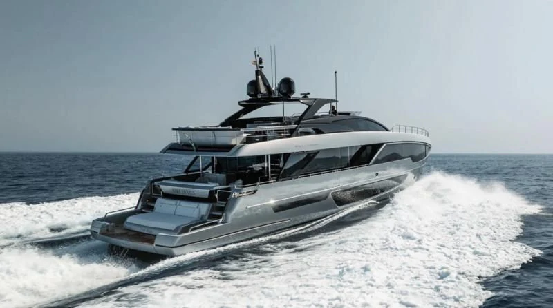 a boat on the water aboard THREE GRACES Yacht for Sale