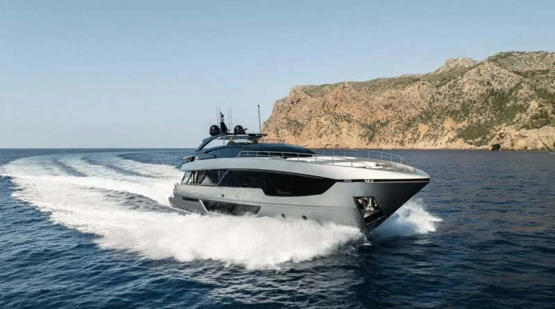 a boat on the water aboard THREE GRACES Yacht for Sale