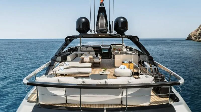 a boat on the water aboard THREE GRACES Yacht for Sale