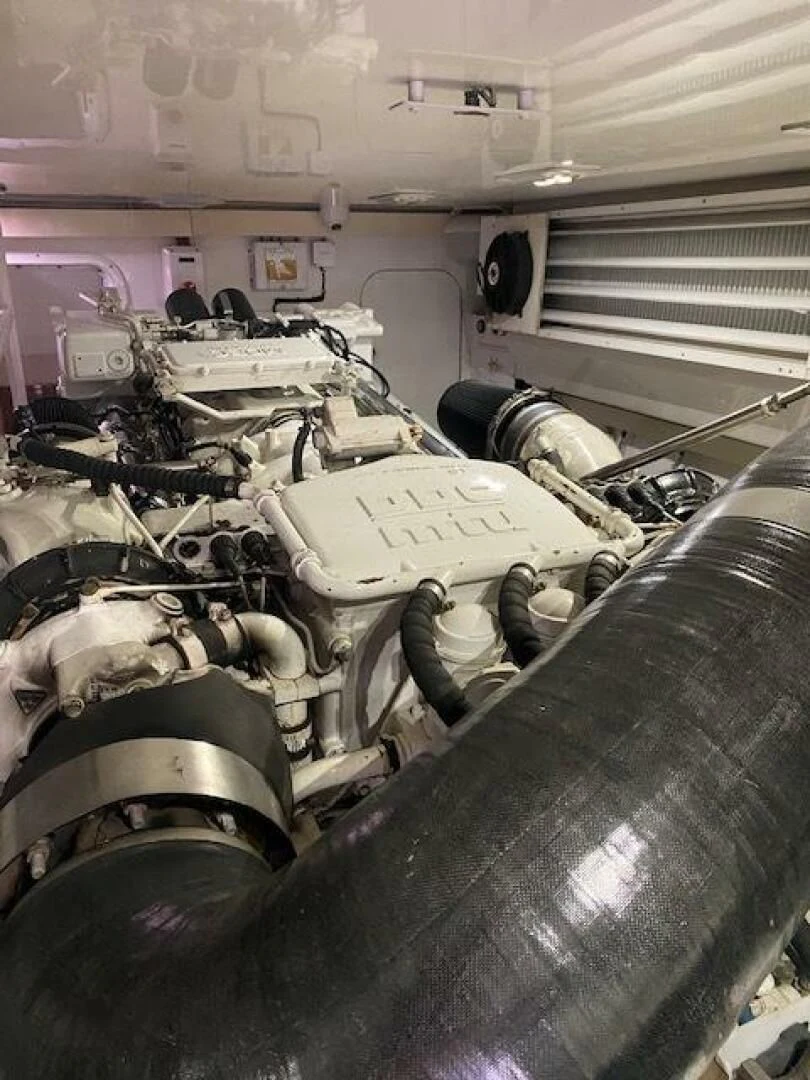 a large machine in a factory aboard STABILIZED Yacht for Sale