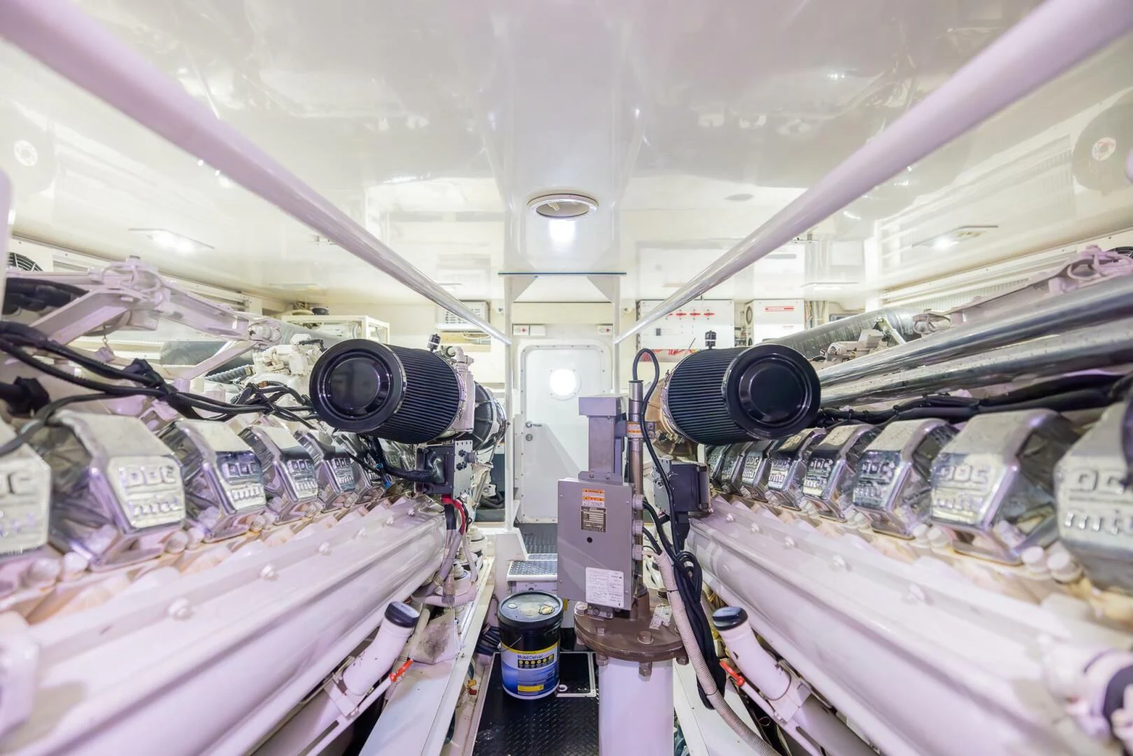 a room with several machines aboard STABILIZED Yacht for Sale