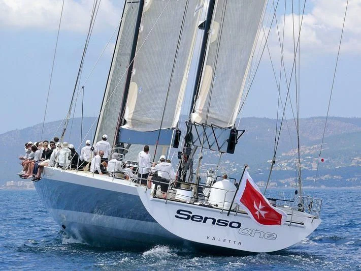 a boat with people on it aboard SAMURAI Yacht for Sale