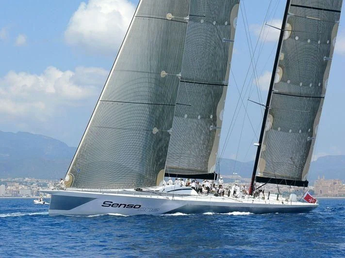 a boat sailing on the water aboard SAMURAI Yacht for Sale