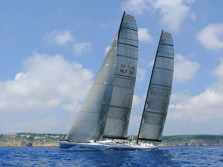 a couple of sailboats on the water aboard SAMURAI Yacht for Sale