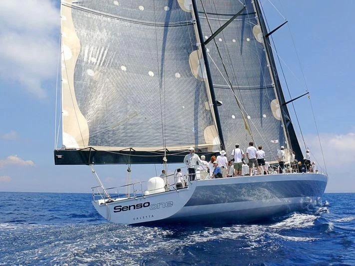 a boat with people on it aboard SAMURAI Yacht for Sale