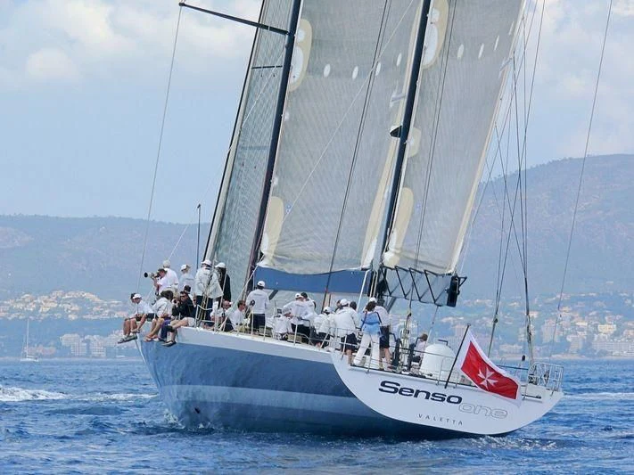 a group of people on a sailboat aboard SAMURAI Yacht for Sale