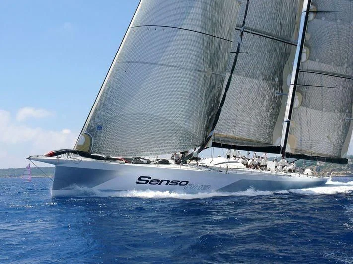 a sailboat on the water aboard SAMURAI Yacht for Sale
