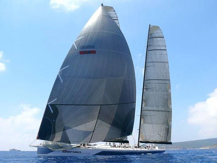 a couple of large sailboats on the water aboard SAMURAI Yacht for Sale