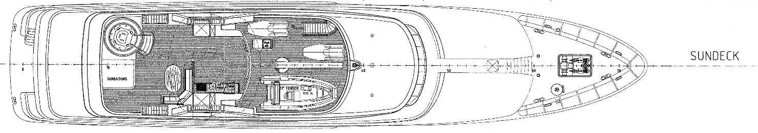 diagram aboard BRAVADO Yacht for Sale
