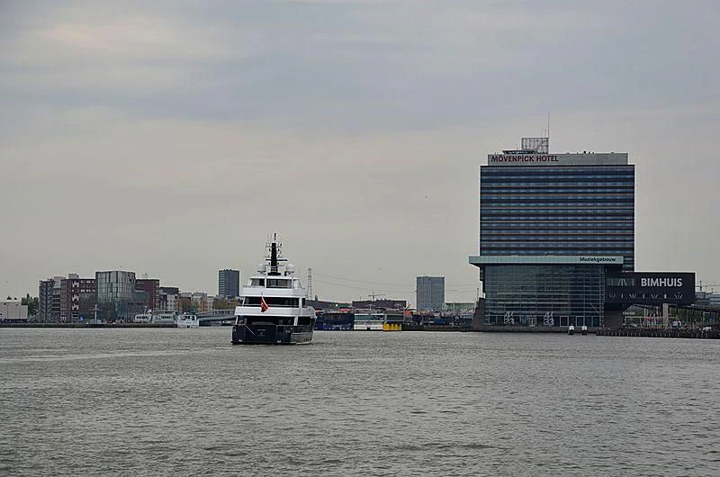 a boat on the water aboard BRAVADO Yacht for Sale