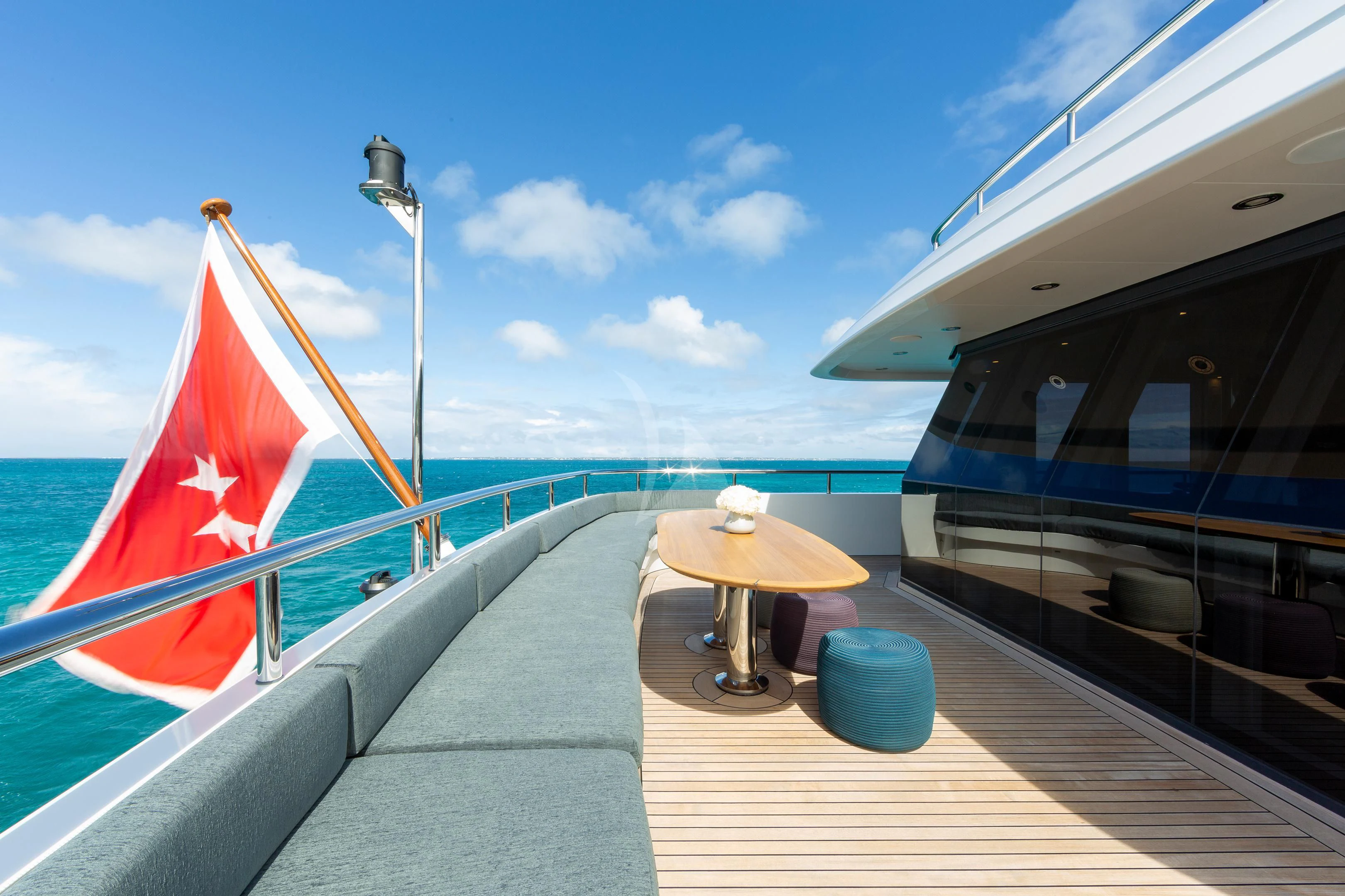 a boat on the water aboard BRAVADO Yacht for Sale
