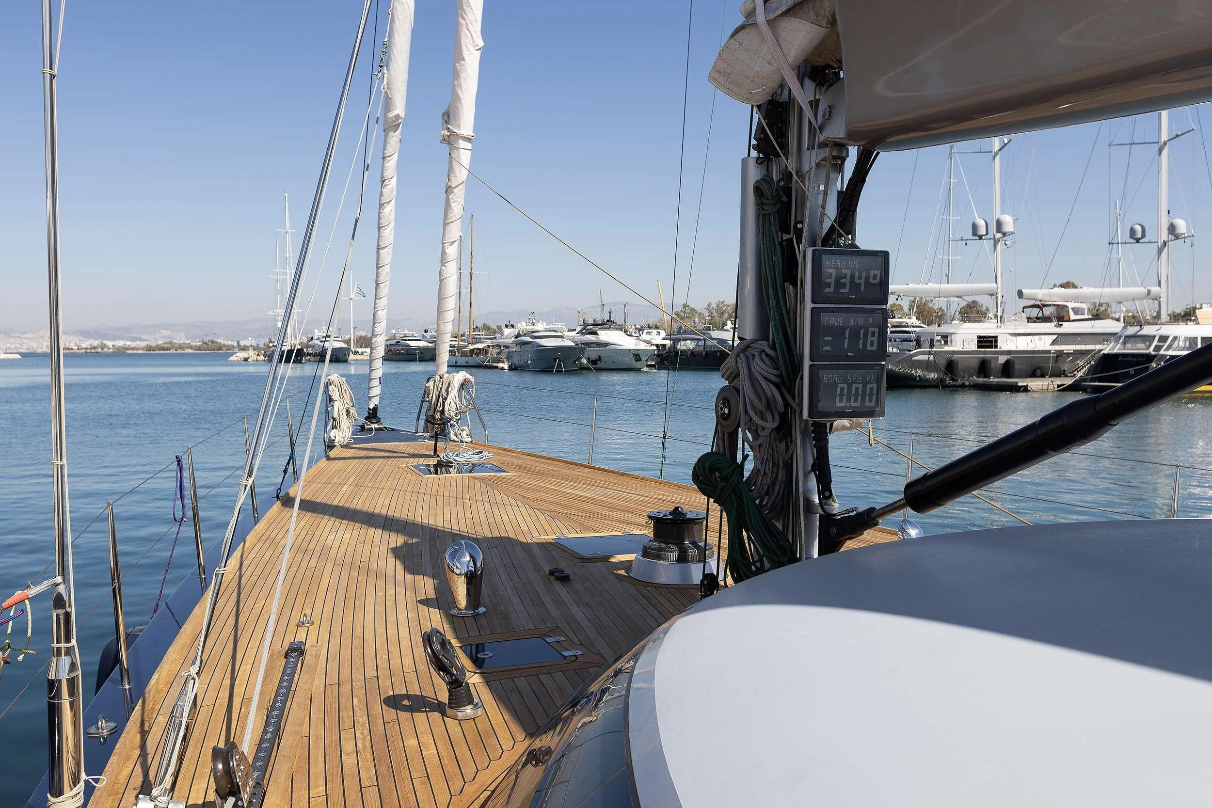 a boat on the water aboard MELITI Yacht for Sale