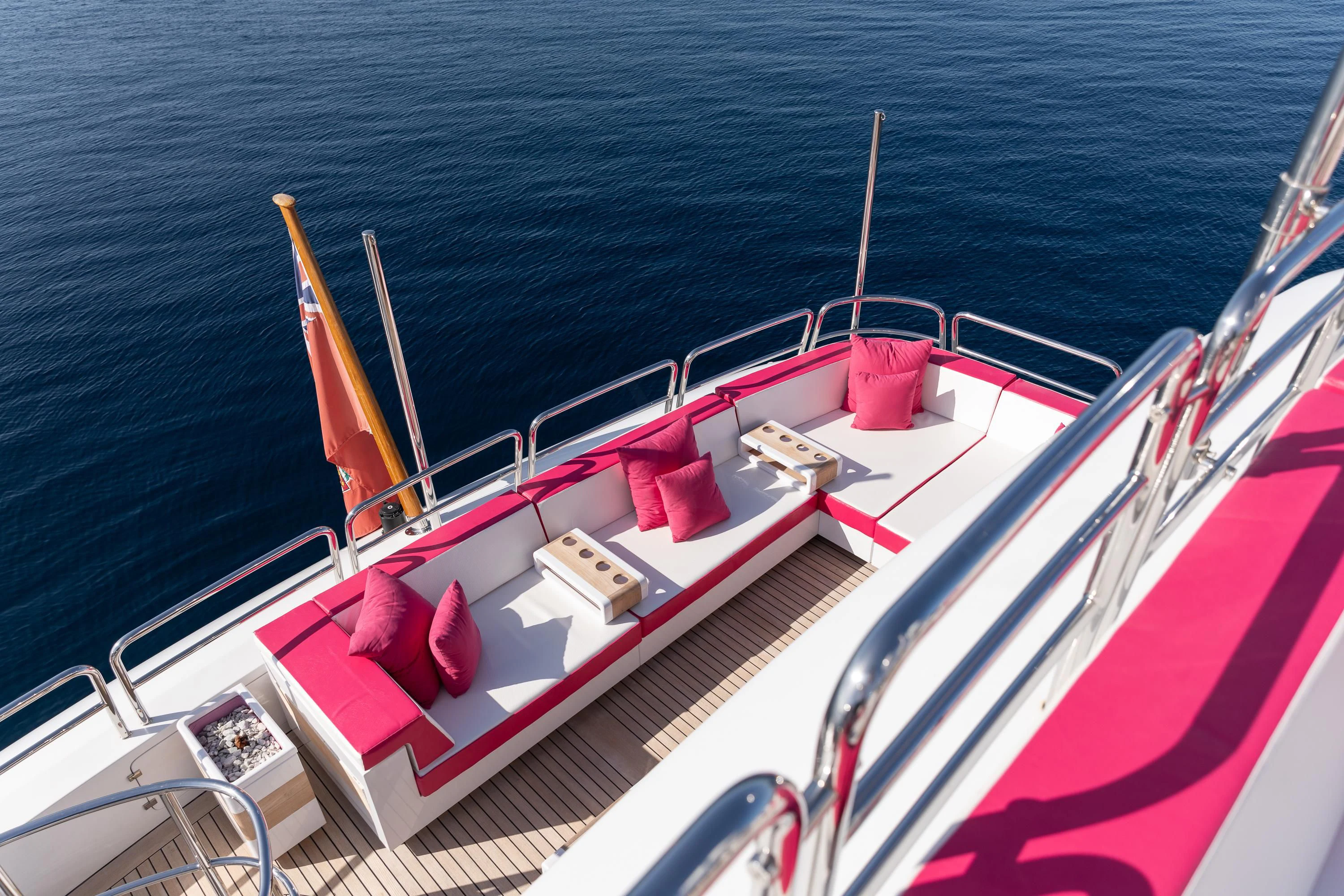 a boat on the water aboard VIRTUE Yacht for Sale