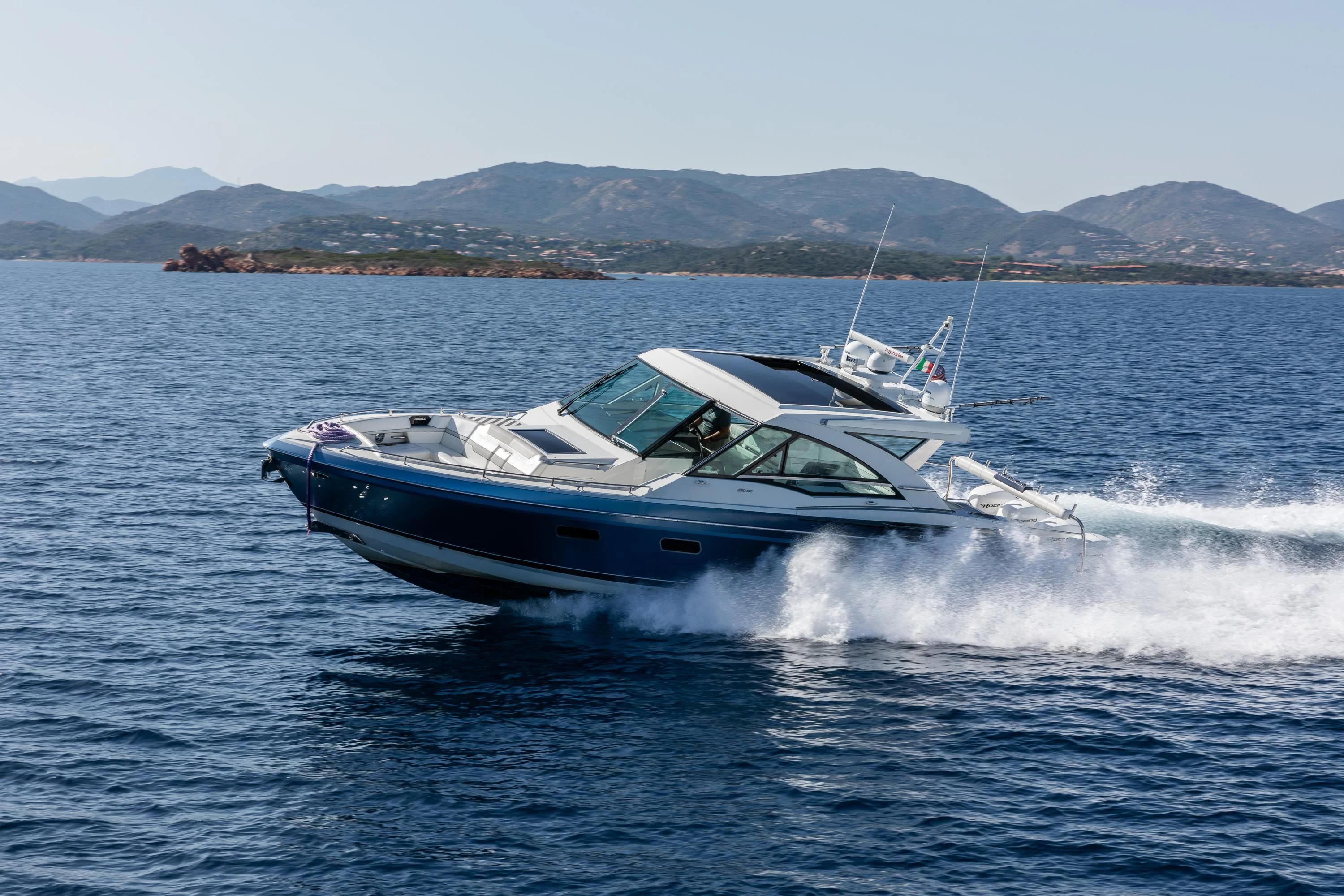 a boat on the water aboard VIRTUE Yacht for Sale