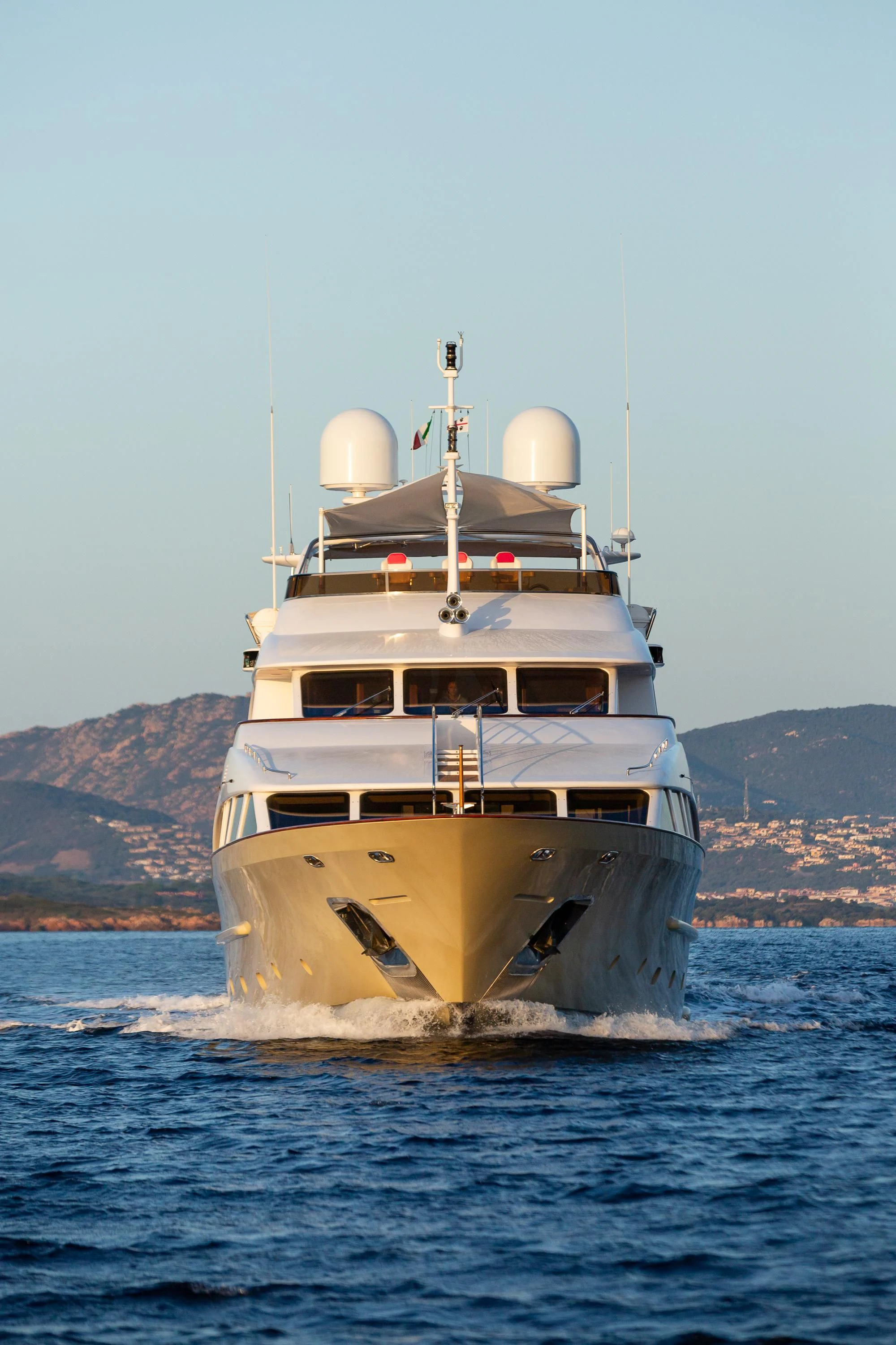 a boat in the water aboard VIRTUE Yacht for Sale