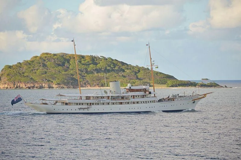 a boat on the water aboard NAHLIN Yacht for Sale