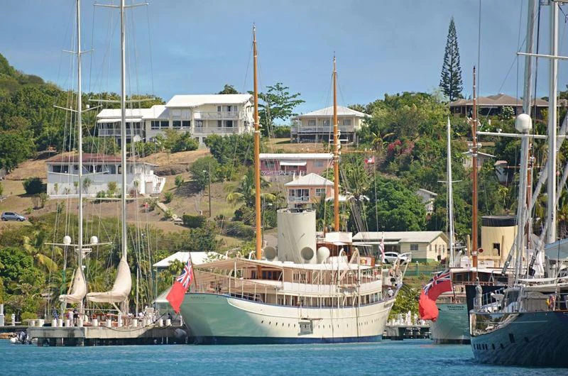 a boat in the water aboard NAHLIN Yacht for Sale