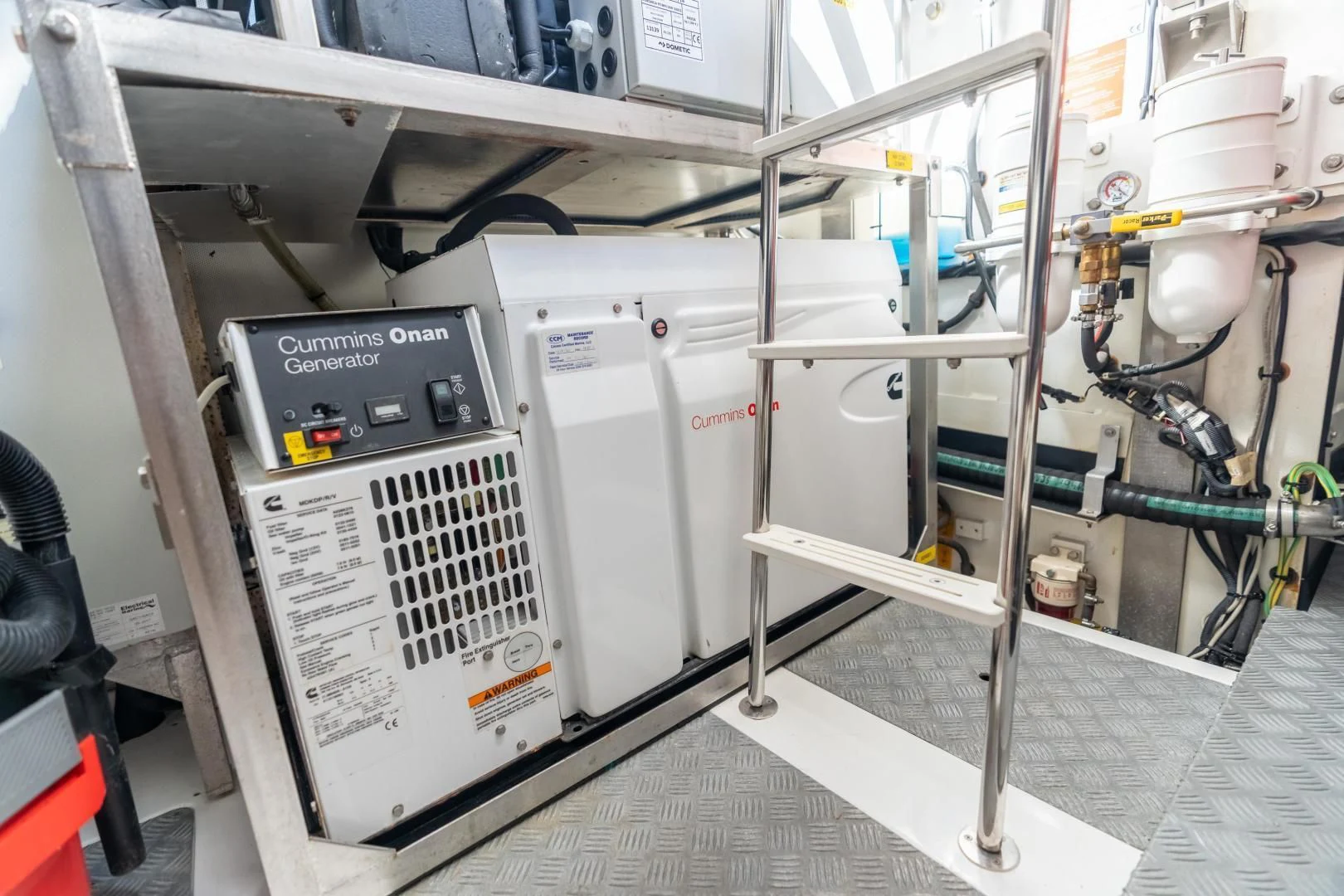 a machine with a vent aboard ZERO DIMENSION Yacht for Sale