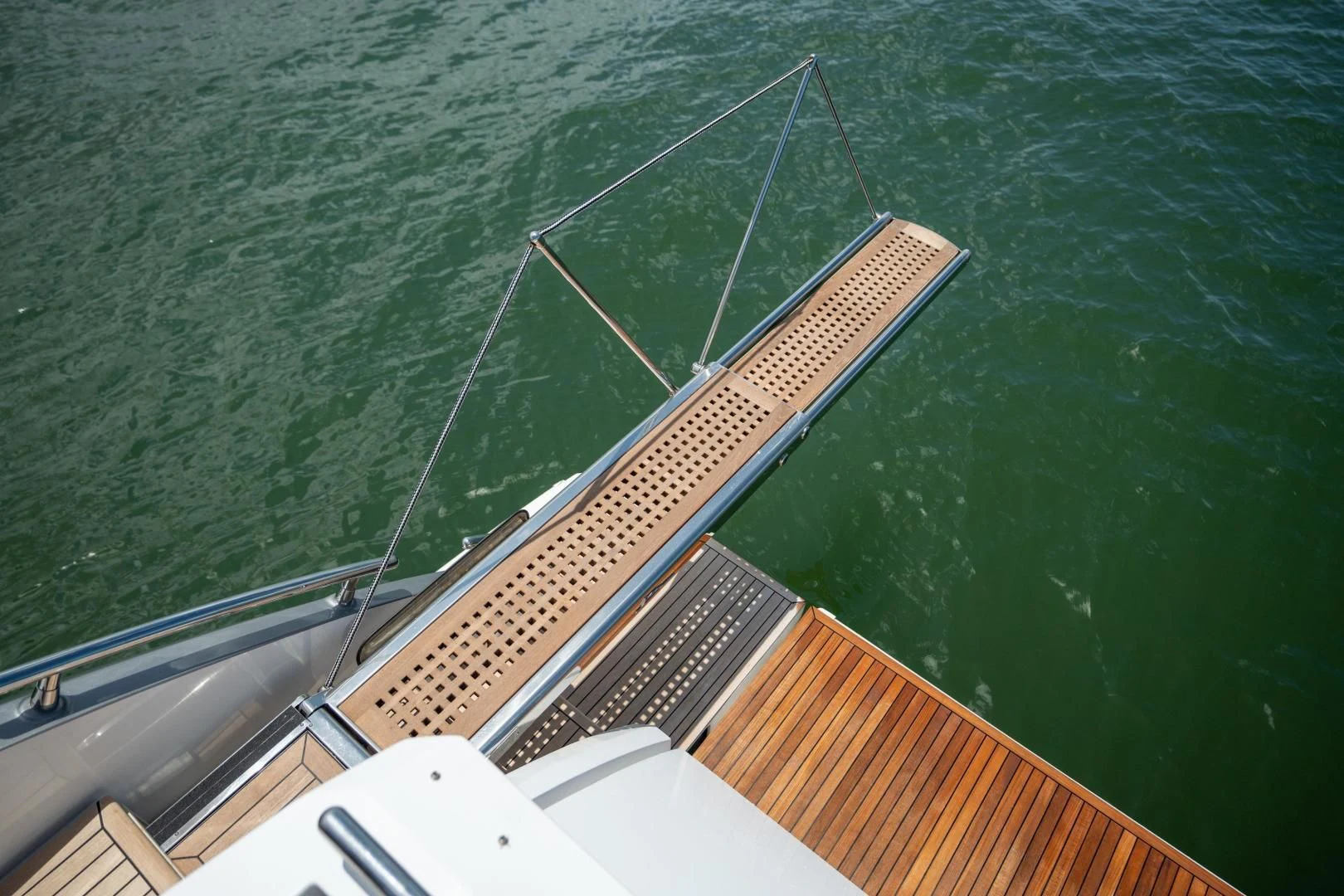 a boat on the water aboard ZERO DIMENSION Yacht for Sale