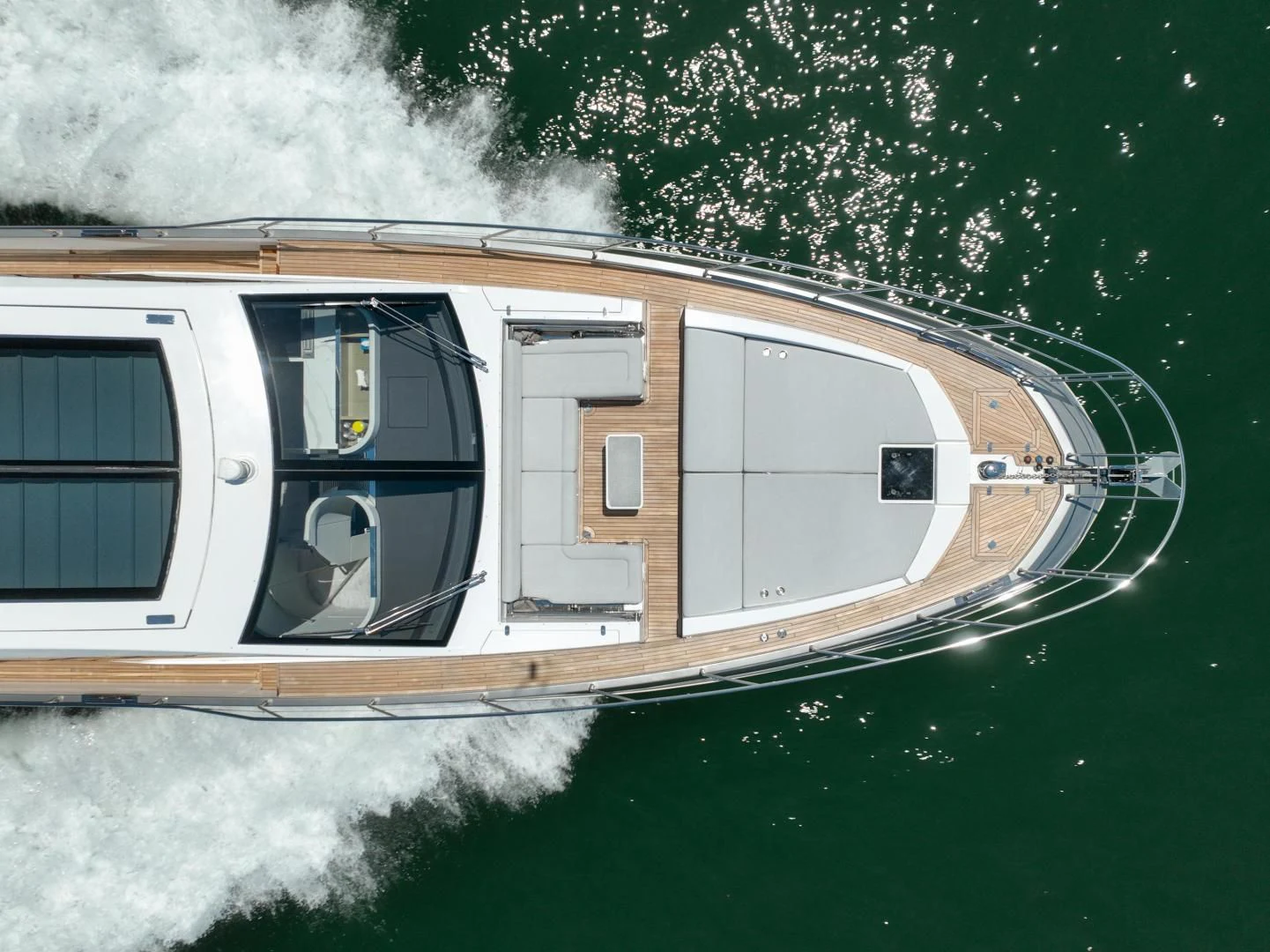 a house with a swimming pool aboard ZERO DIMENSION Yacht for Sale