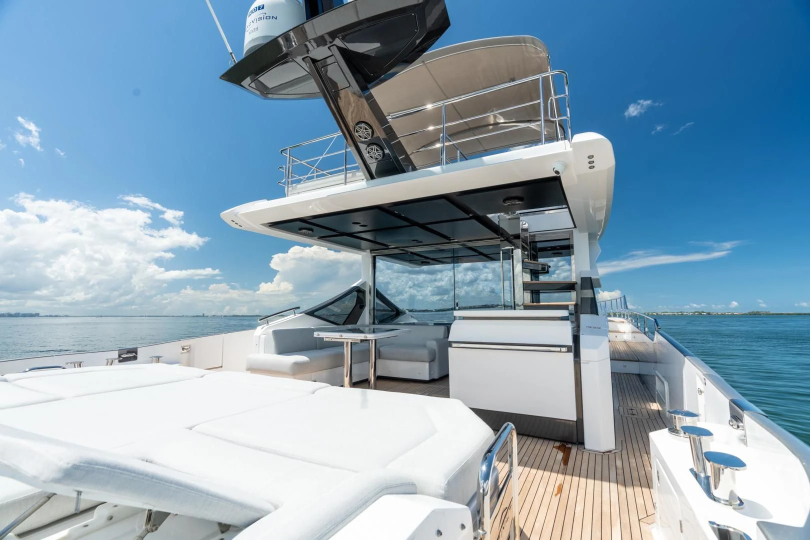 a boat on a boat aboard ZERO DIMENSION Yacht for Sale