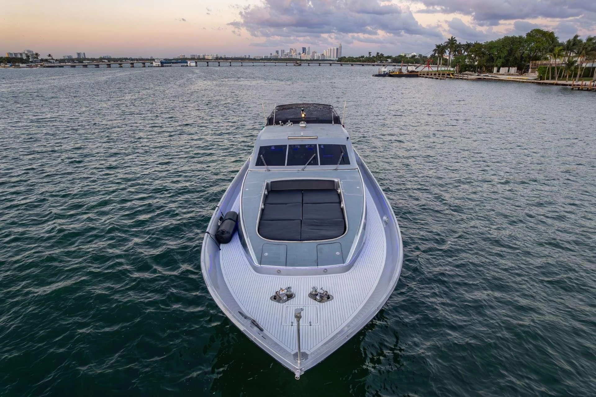 a boat in the water aboard JUST FOR FUN 88 Yacht for Sale
