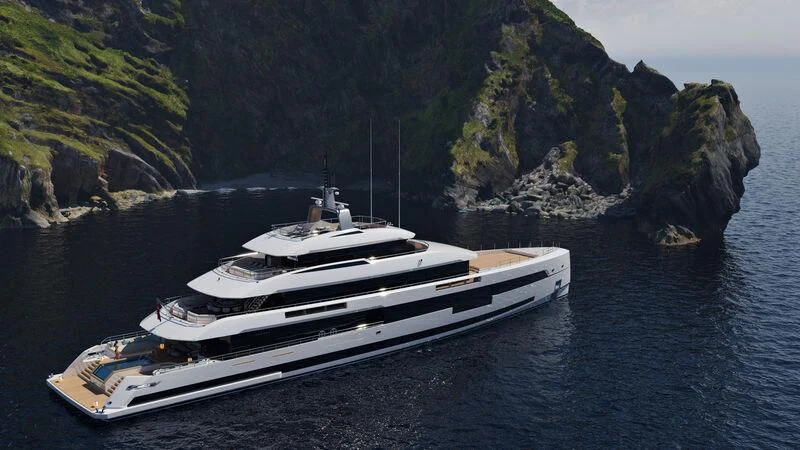 a boat in the water aboard PROJECT SETTEESETTANTA Yacht for Sale