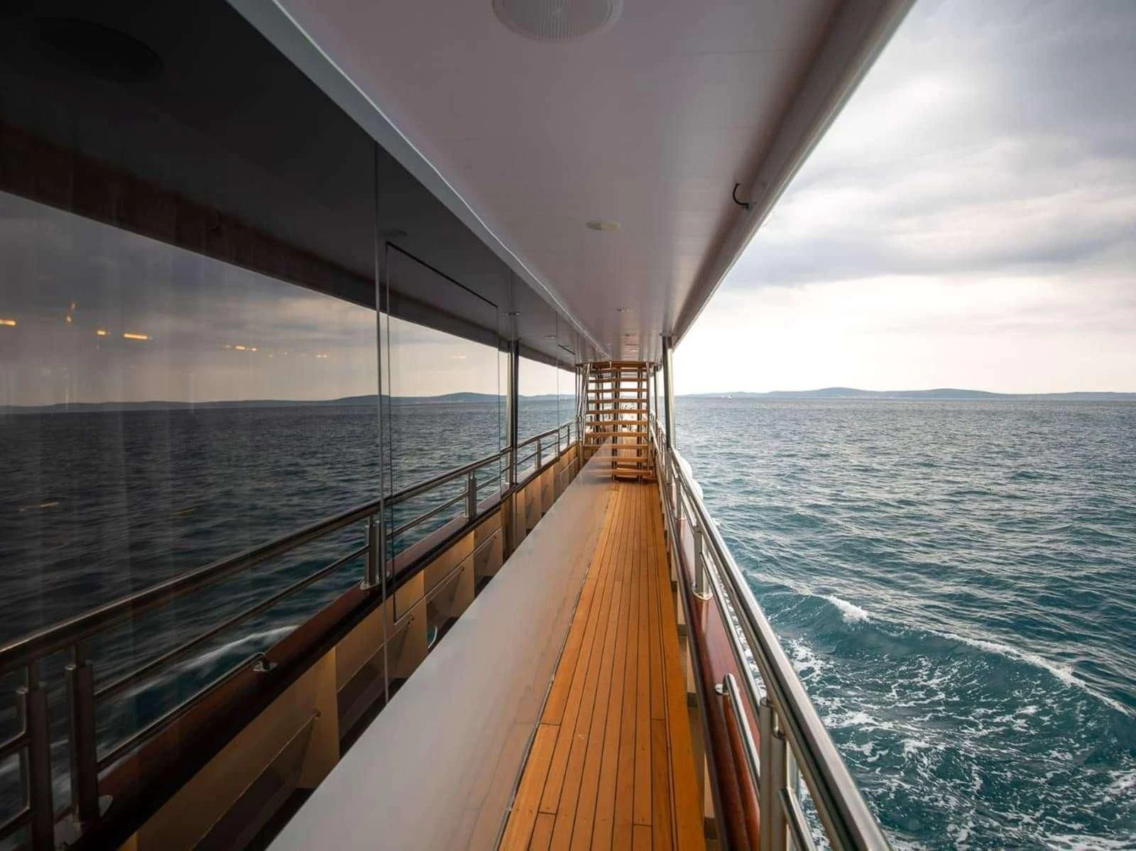 a boat on the water aboard FREEDOM Yacht for Sale