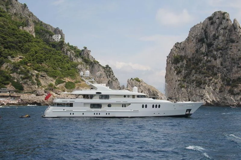 a boat on the water aboard MARLA Yacht for Sale