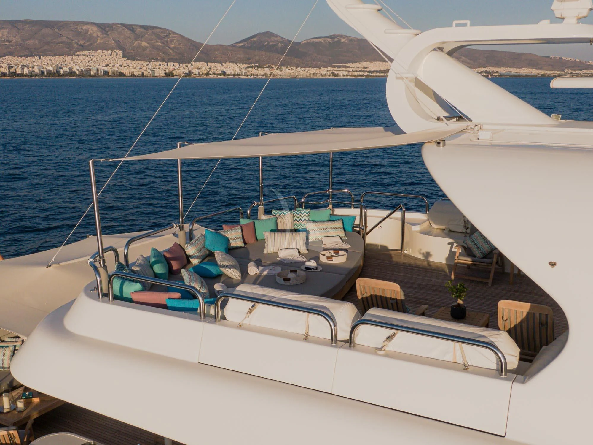a boat on the water aboard MARLA Yacht for Sale