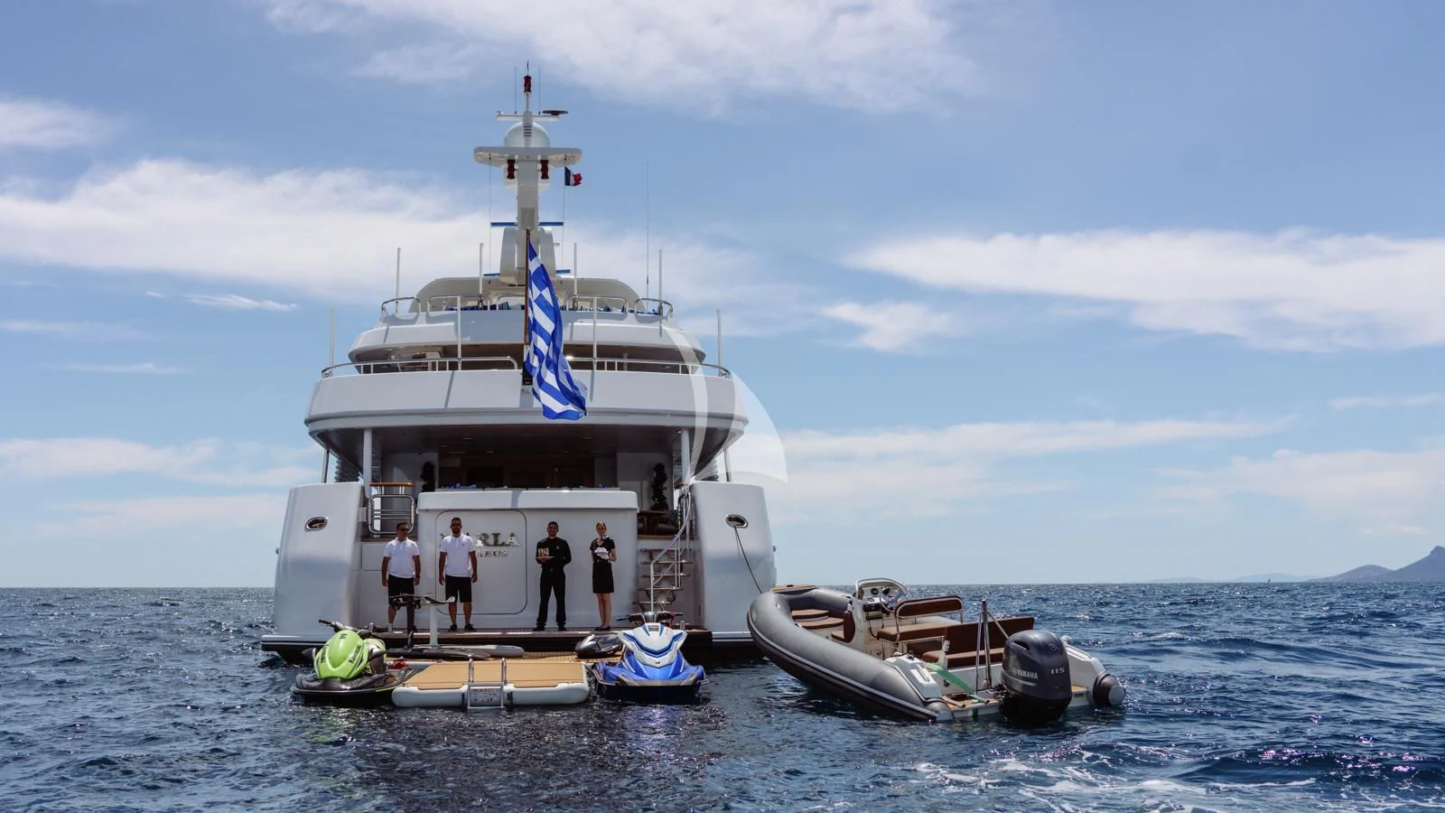 a boat in the water aboard MARLA Yacht for Sale