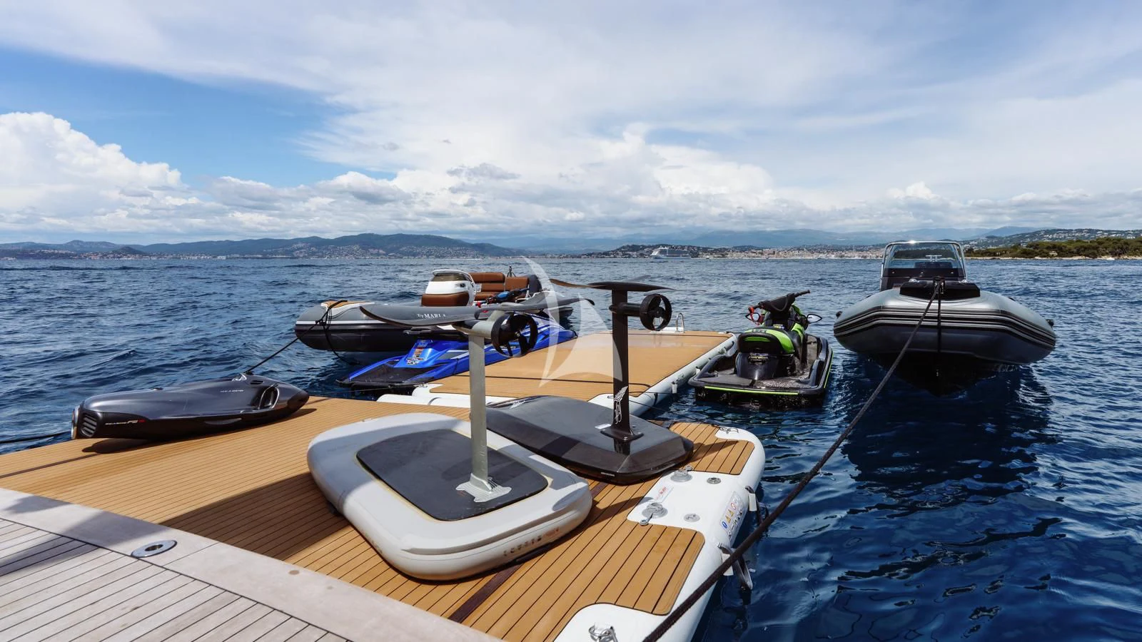 a boat on the water aboard MARLA Yacht for Sale